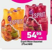 Esprit Water Assorted-275ml NRB Each
