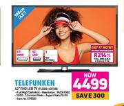 Telefunken 42" FHD LED TV TLEDD-42FHD