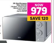 Defy 20L Solo Microwave Silver DMO 381