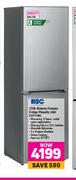 KIC 239L Bottom Freezer Fridge Metallic KBF 525/1 ME