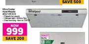 Whirlpool 60cm Cooker Hood Metallic WSLT 65F AS X