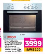Bosch 60cm Multifunction Oven Metallic