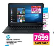 0HP Intel Core i3 Notebook