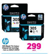 HP 305 Black/Tri Colour Original Ink Cartridge-Each