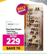 Mainstays Shoe Rack (30 Pairs)
