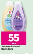 Johnsons Assorted Bath-500ml Each