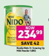 Nestle Nido 3+ Growing Up Milk Powder-1.8kg