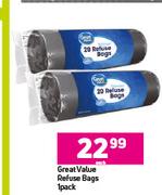 Great Value Refuse Bags 1 Pack-Each