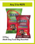 Ol'Roy Adult Dog Food Assorted-For Any 2 x 8Kg