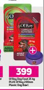 Ol'Roy Dog Food 25Kg Plus Ol'Roy 200mm Plastic Dog Bowl