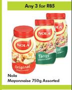 Nola Mayonnaise Assorted-For Any 3 x 750g