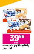 Kinder Happy Hippo Assorted-105g Each