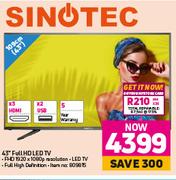 Sinotec 43" (109cm) Full HD LED TV