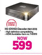 Open View HD Decoder NA 9200