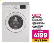 Defy 6Kg Front Load Washing Machine White DAW381