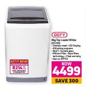 Defy 8Kg Top Loader White DTL155