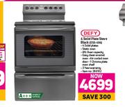 Defy 4 Solid Plate Stove Black DSS-494