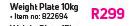 Trojan Weight Plate 10kg-Each