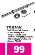 Trojan Solid Dumbbell Handle