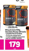 SSA Whey Extreme Chocolate Mousse Or Vanilla-908g Each