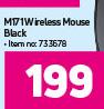 Logitech M171 Wireless Mouse Black
