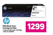 HP 106A Black Toner Cartridge W1106A