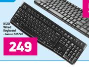 Logitech K120 Wired Keyboard