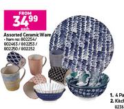 Assorted Ceramic Ware-Each