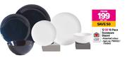Always Home 12 Or 16 Piece Stoneware Glazed-Per Set