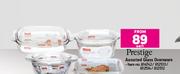 Prestige Assorted Glass Ovenware-Each