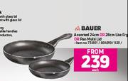 Bauer Assorted 24cm Or 28cm Lite Fry Or Pan Multi Lid-Each