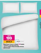 Mainstays Plain Duvet Covers In Queen Or Double