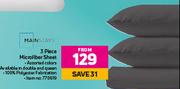 Mainstays 3 Piece Microfibre Sheet
