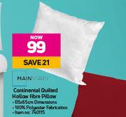 Mainstays Continental Quilted Hollow Fibre Pillow