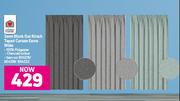 Always Home Semi Block Kirsch Taped Curtain Extra Wide
