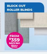 Block Out Roller Blinds 600mm x 1000mm