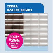 Zebra Roller Blinds 600mm x 1000mm