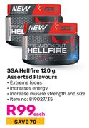 SSA Hellfire (Assorted Flavours)-120g Each