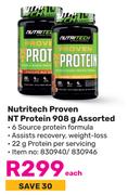 Nutritech Proven NT Protein Assorted-980g Each