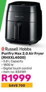 Russell Hobbs Purify Max 2.0 Air Fryer RHXXL4000