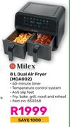 Milex Dual Air Fryer MDA002