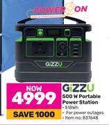 Gizzu 500W Portable Power Station