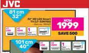 JVC 32" (81cm) HD LED Smart TV LT-32N750