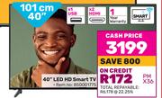 JVC 40" (101cm) LED HD Smart TV