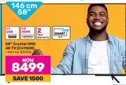 Samsung 58" (146cm) Crystal UHD 4K TV CU7000