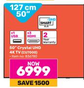 Samsung 50" (127cm) Crystal UHD 4K TV CU7000
