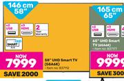 Hisense 58" (146cm) UHD Smart TV 58A6K