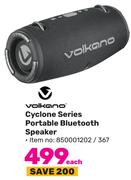 Volkano Cyclone Series Portable Bluetooth Speaker-Each
