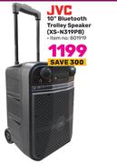 JVC 10" Bluetooth Trolley Speaker XS-N319PB