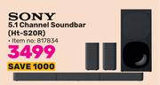 Sony 5.1 Channel Soundbar HT-S20R